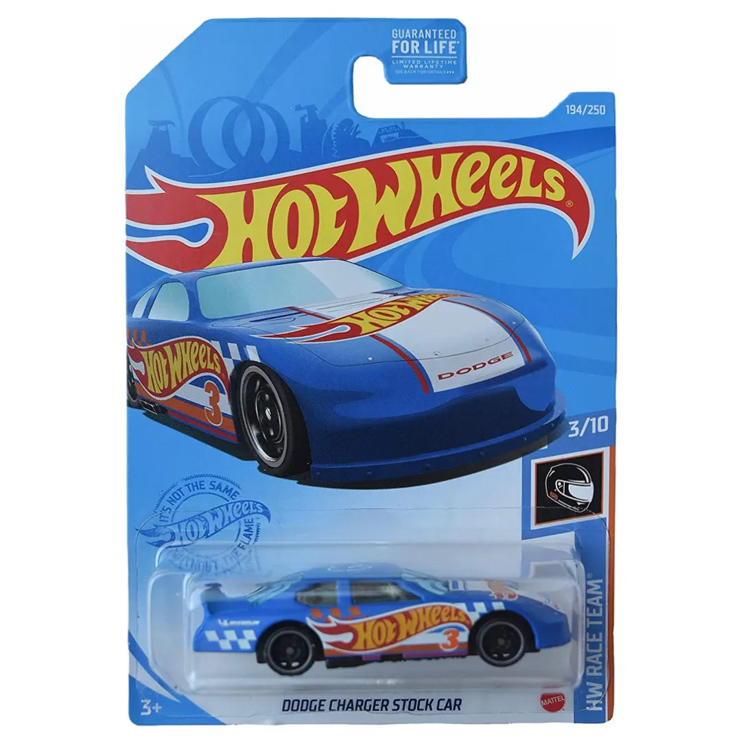 Dodge Charger Stock Car - Race Team 3/10 - Hot Wheels
