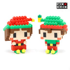 Elfos Navideños Armable 3D  - Pix Brix