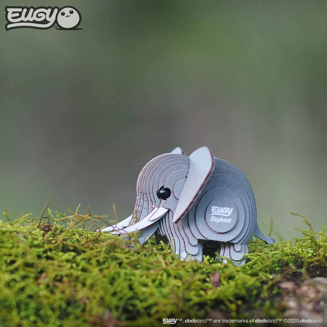 Elefante - Puzzle 3D de Cartón - Eugy Dodoland