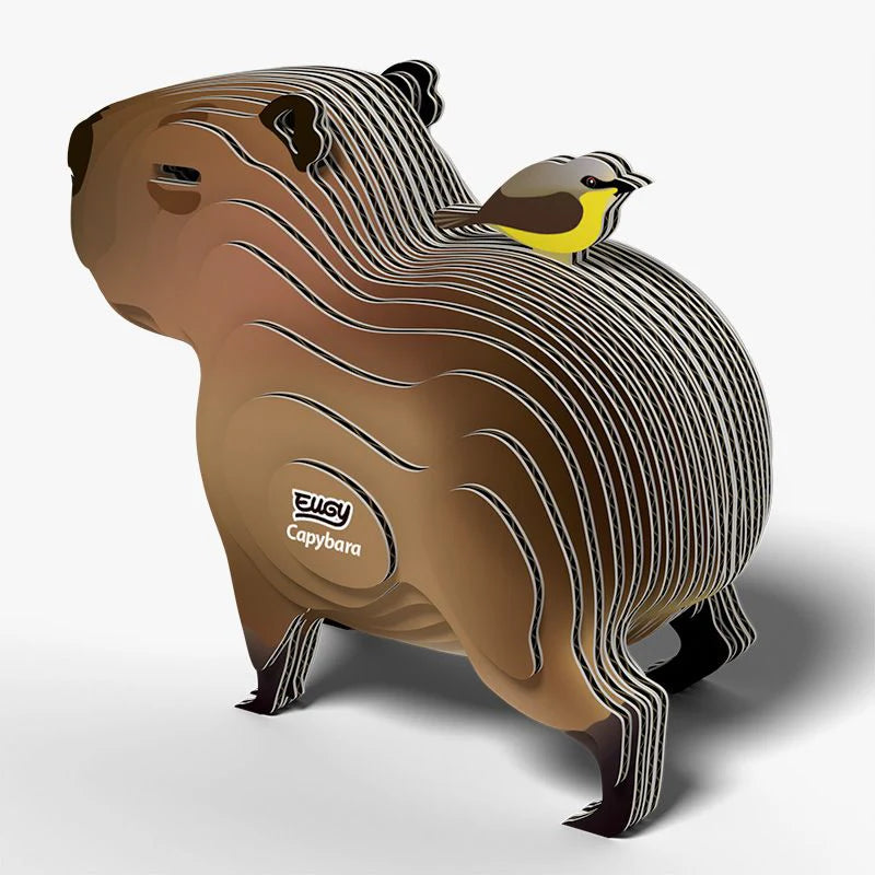 Capibara - Puzzle 3D de Cartón - Eugy Dodoland