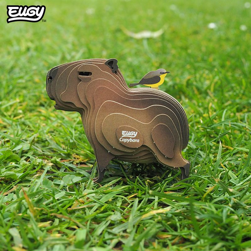 Capibara - Puzzle 3D de Cartón - Eugy Dodoland