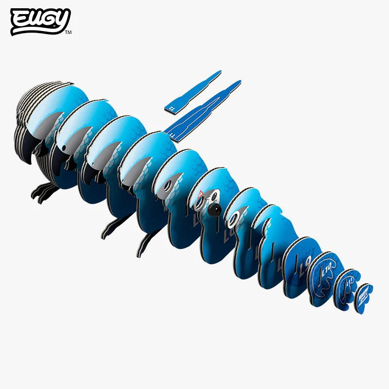 Guacamayo Azul - Puzzle 3D de Cartón - Eugy Dodoland