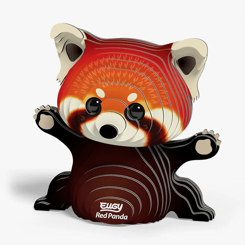 Red Panda - Puzzle 3D de Cartón - Eugy Dodoland