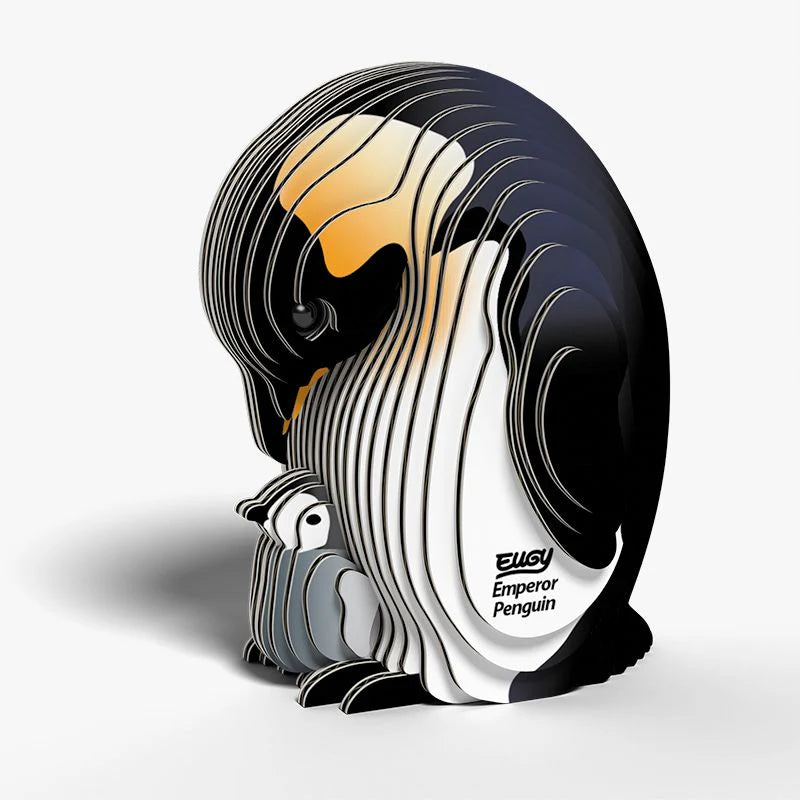 Pinguino Emperador - Puzzle 3D de Cartón - Eugy Dodoland