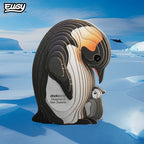 Pinguino Emperador - Puzzle 3D de Cartón - Eugy Dodoland