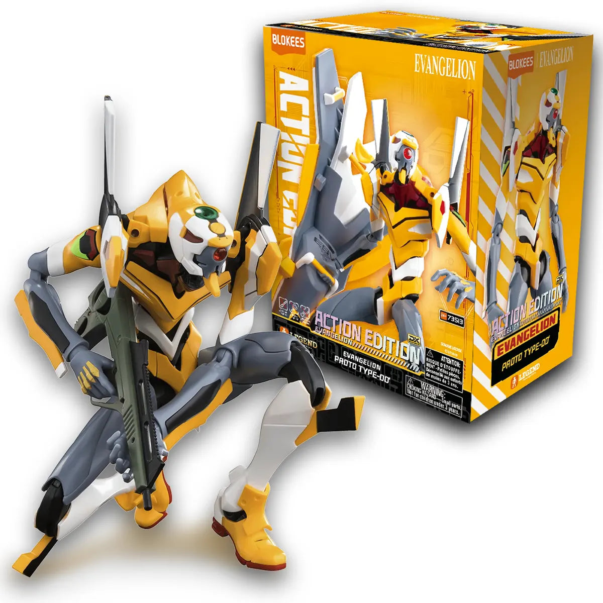 Evangelion 00 - Action Edition  - Model Kit Articulado - BLOKEES