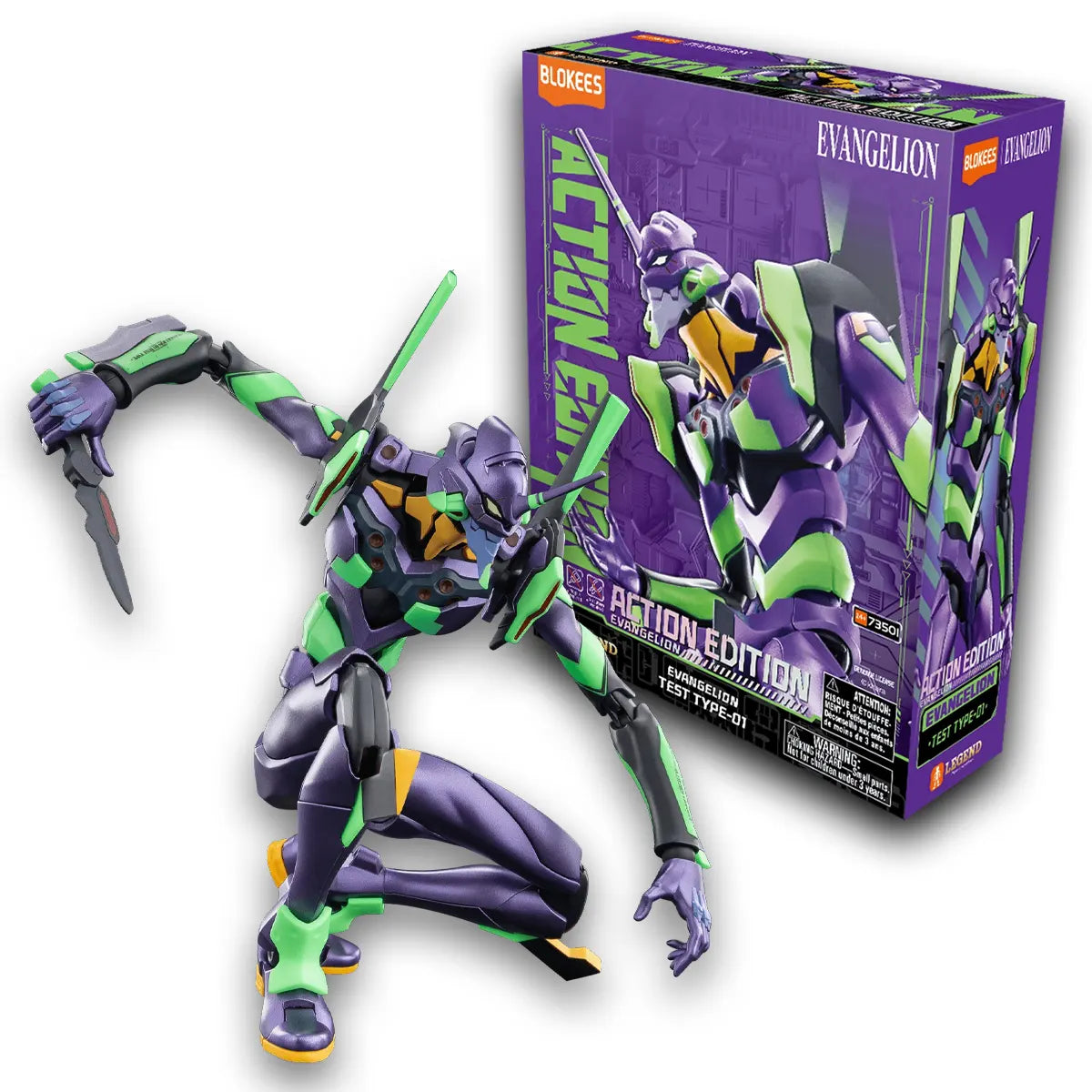 Evangelion 01 - Action Edition  - Model Kit Articulado - BLOKEES