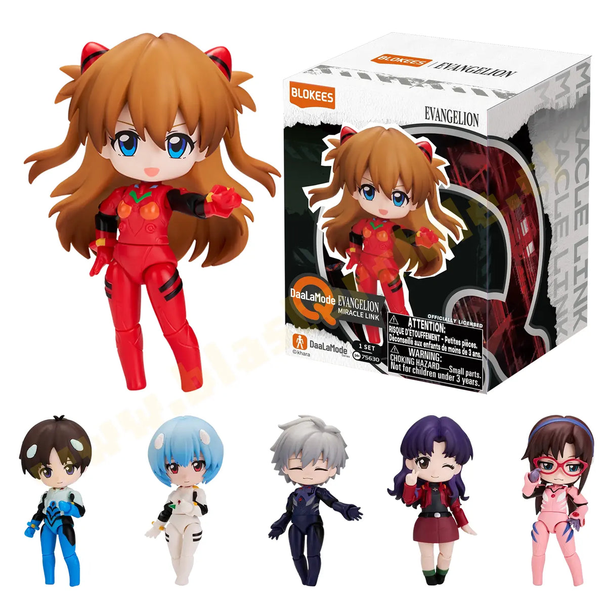 Figura Sorpresa - Evangelion DaaLaMode Q Series 01 - Miracle Link - Model Kit - BLOKEES
