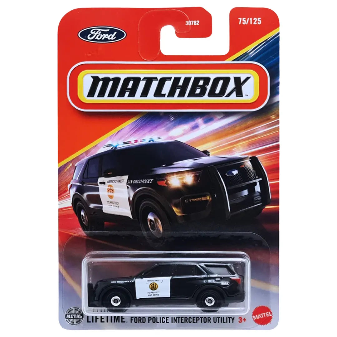 Ford Police Interceptor Utility - 75/125 - 2025 - Matchbox