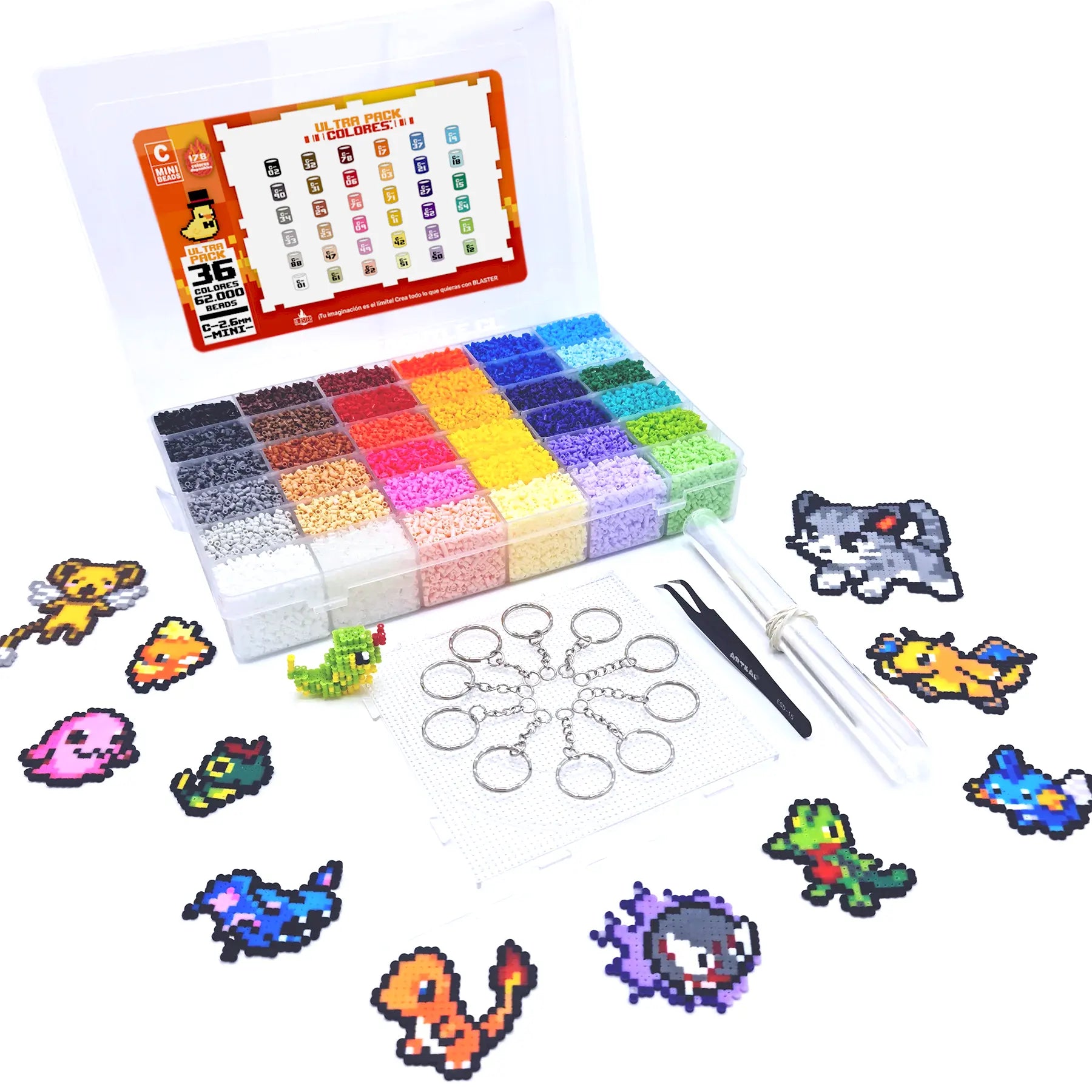 Ultra Pack 2.6mm - 62.000 Piezas - 36 Colores