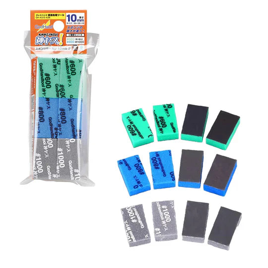 GOD HAND KAMIYASU SANDING STICK 10mm - SET B - LIJA SURTIDO