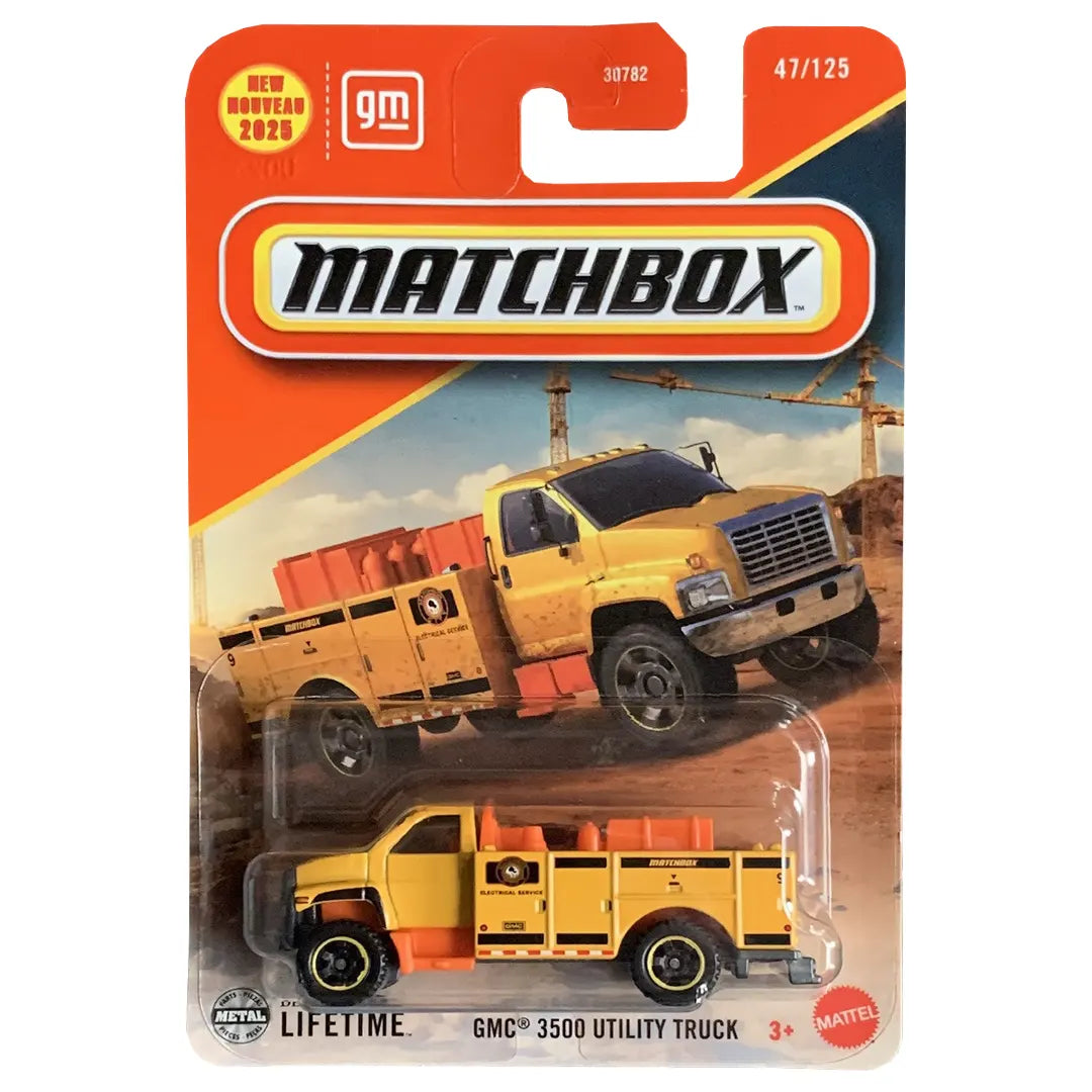 GMC 3500 Utility Truck - 47/125 - 2025 - Matchbox