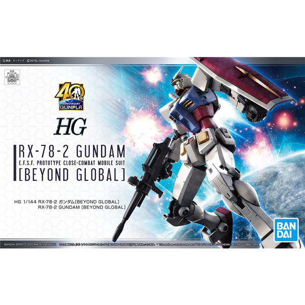 HG 1/144 RX-78-2 GUNDAM BEYOND GLOBAL - Model Kit Articulado - Bandai