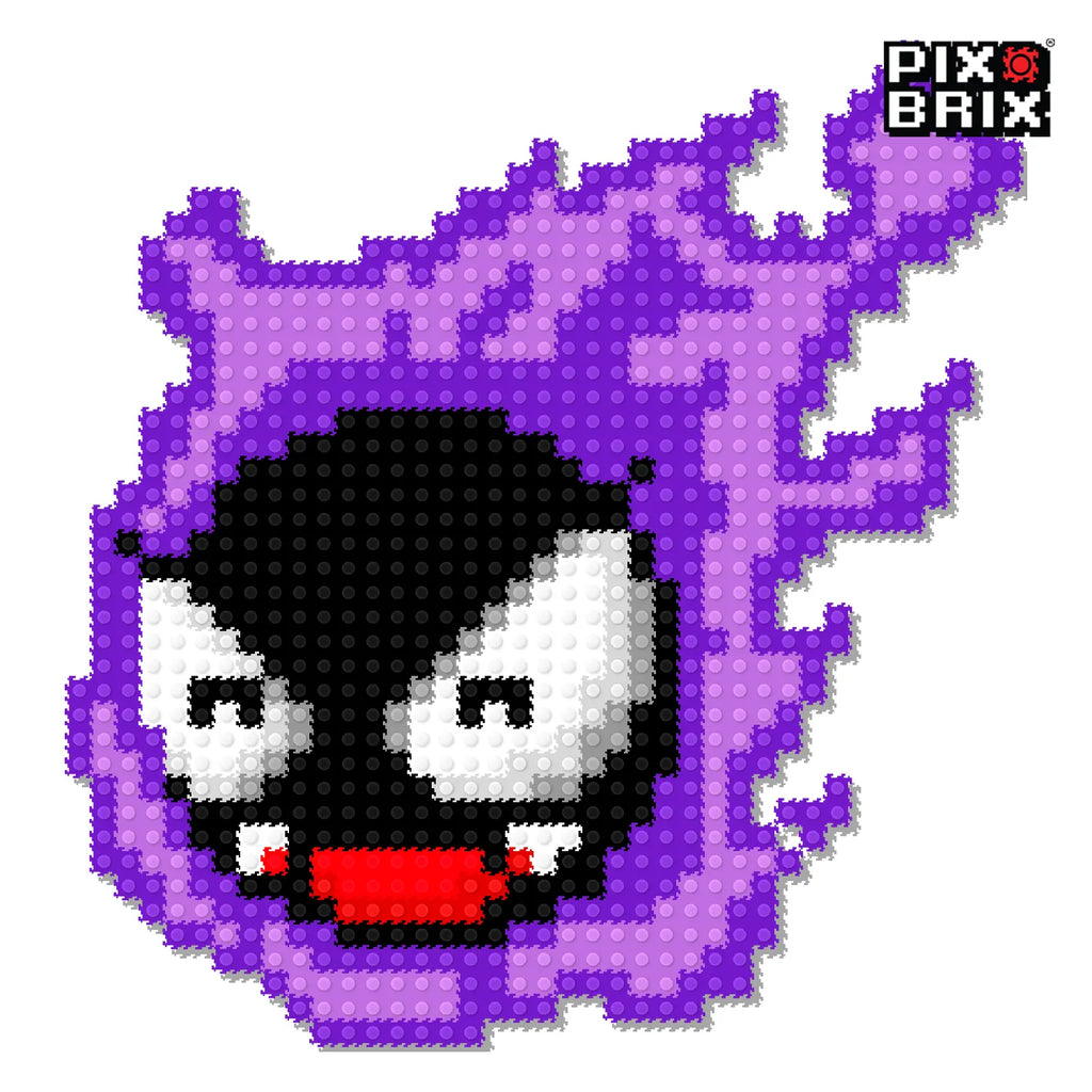 Gastly Puzzle 2D - 34 x 30cm - Pix Brix