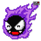 Gastly Puzzle 2D - 34 x 30cm - Pix Brix
