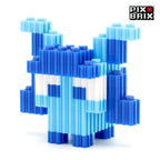 Glaceon Pequeño Armable 3D - Pokemon - Pix Brix