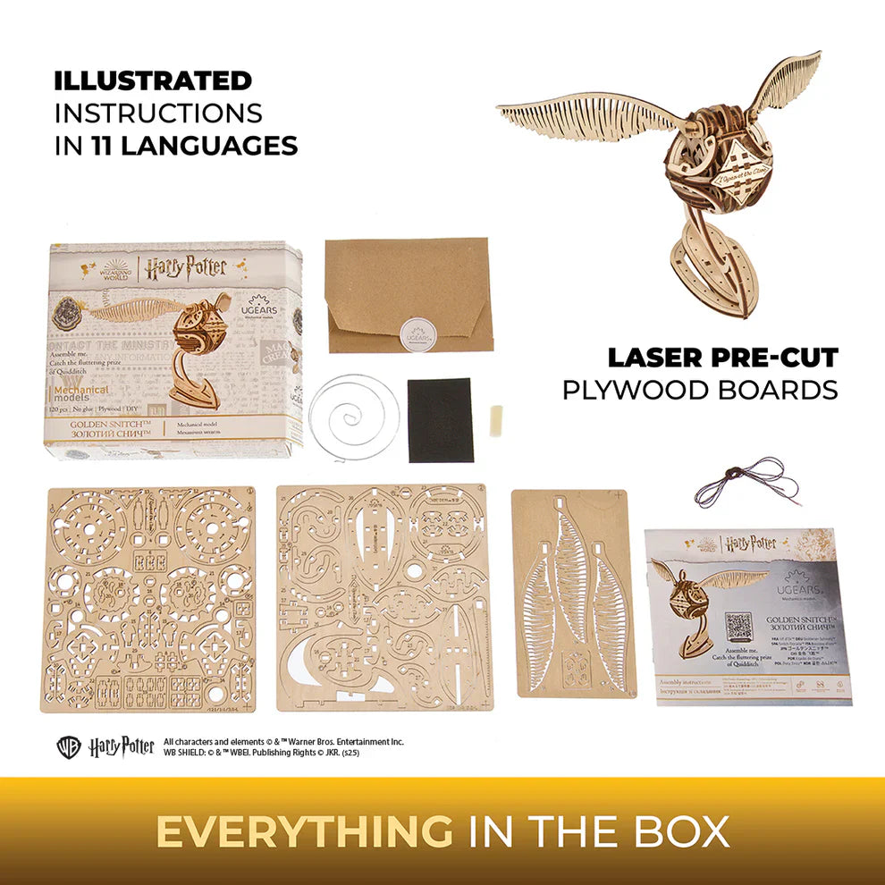 Golden Snitch - Maqueta Mecánica de Madera - Ugears