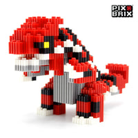 Groudon Armable 3D - Pokemon - Pix Brix