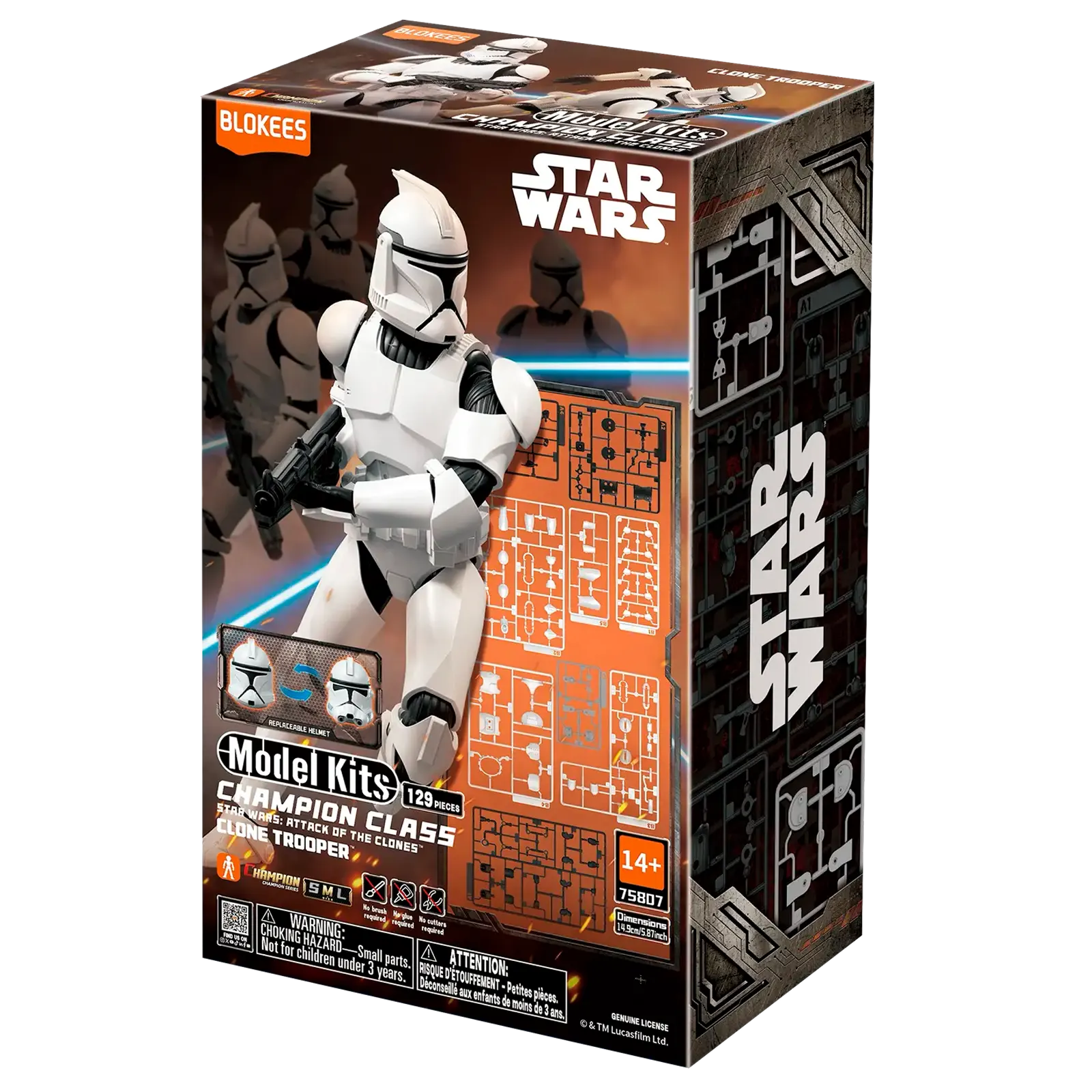 Clone Trooper - Star Wars - Champion Class 07 - Model Kit - BLOKEES