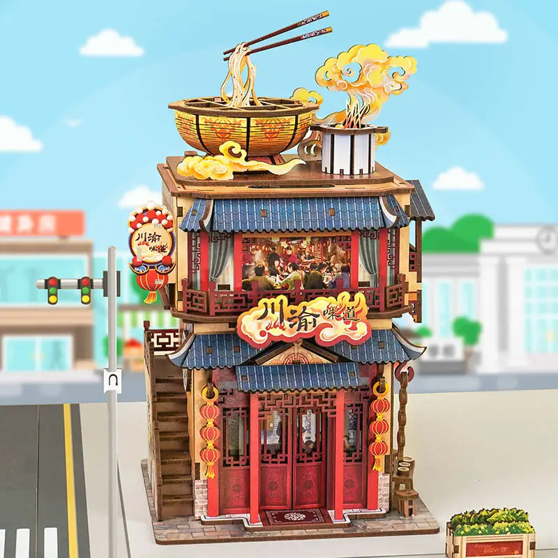 A Bite of Sichuan - Chongqing - Papelero de Escritorio - Maqueta Tonecheer