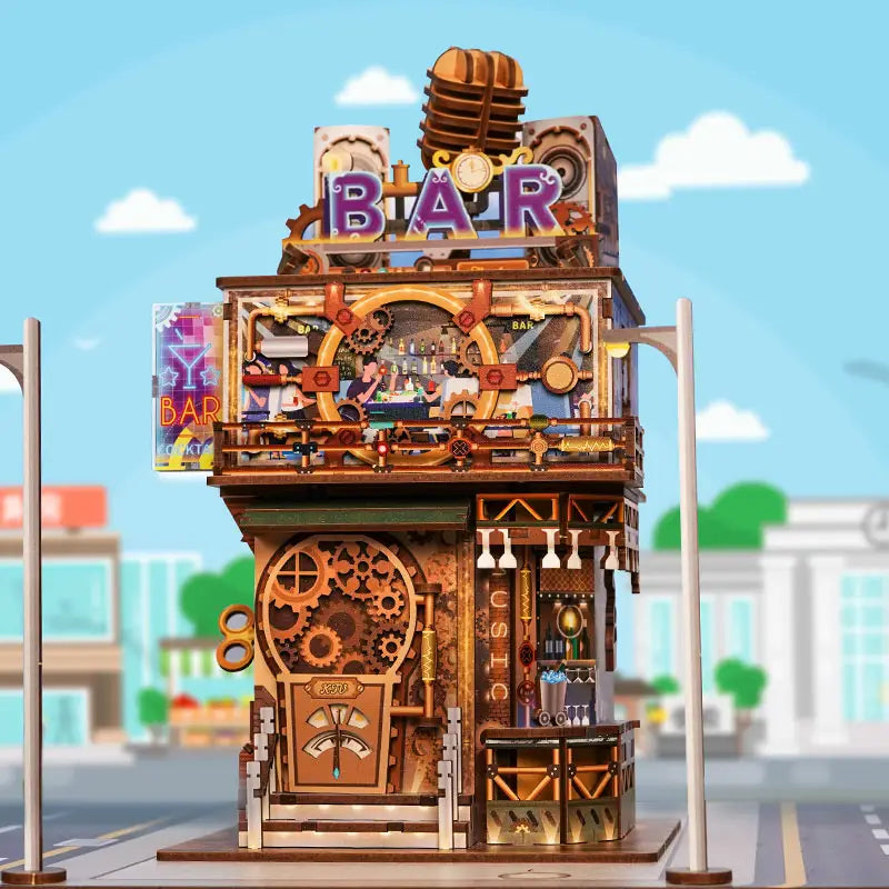 Punk Bar - Papelero Automático de Escritorio - Maqueta Tonecheer