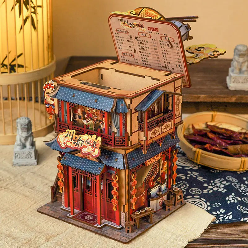 A Bite of Sichuan - Chongqing - Papelero de Escritorio - Maqueta Tonecheer