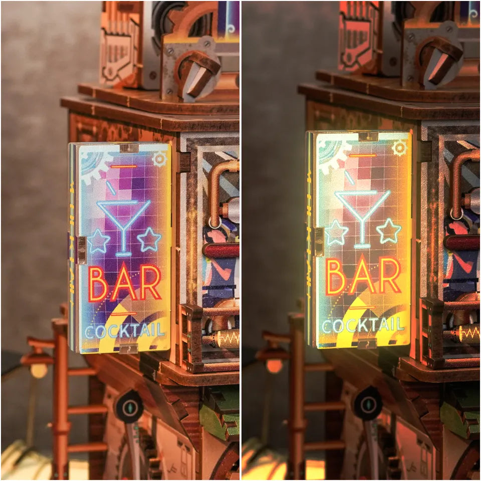 Punk Bar - Papelero Automático de Escritorio - Maqueta Tonecheer