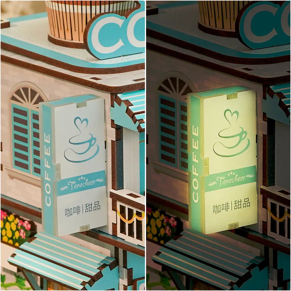 Cafetería del Cabo - Papelero Automático de Escritorio - Maqueta Tonecheer