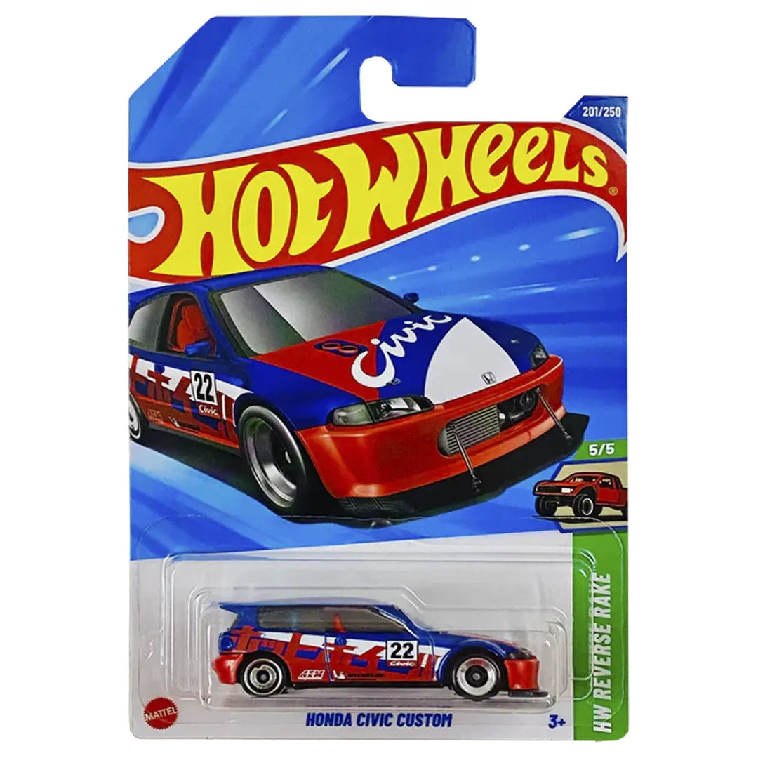 Honda Civic Custom - Reverse Rake 5/5 - Hot Wheels