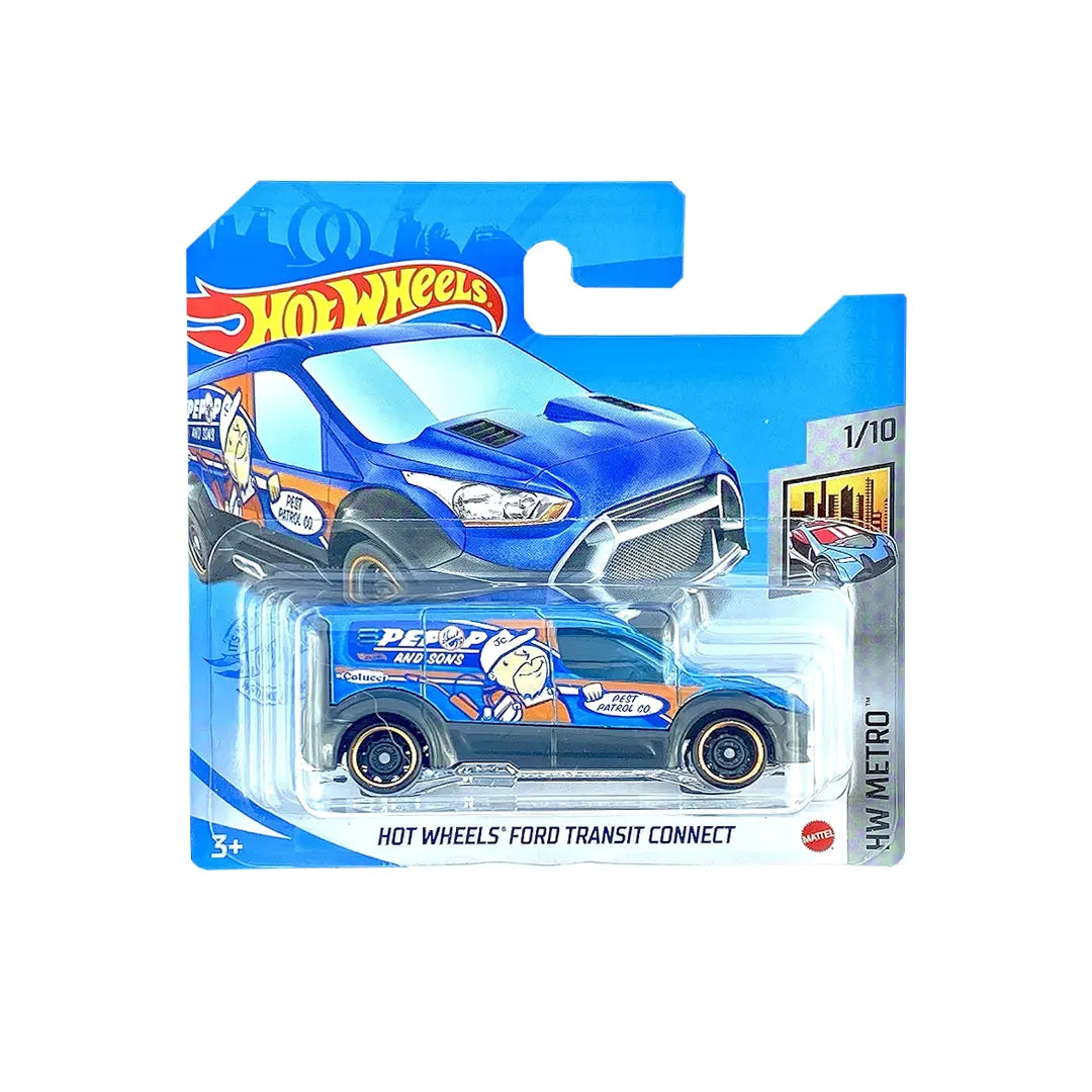 Hot Wheels Ford Transit Connect - Metro 1/10 - Hot Wheels