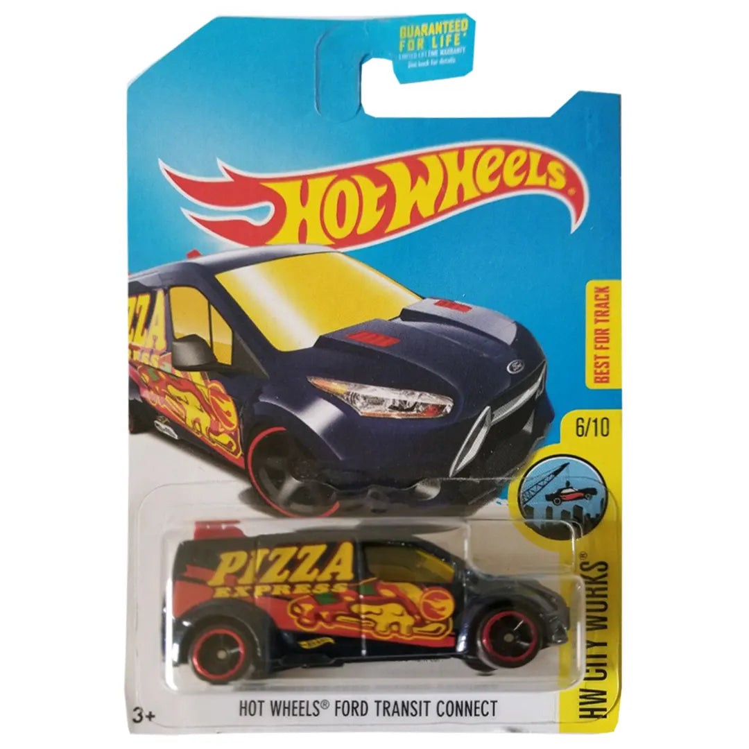 Hot wheels Ford Transit Connect - City Works 6/10 - Hot Wheels