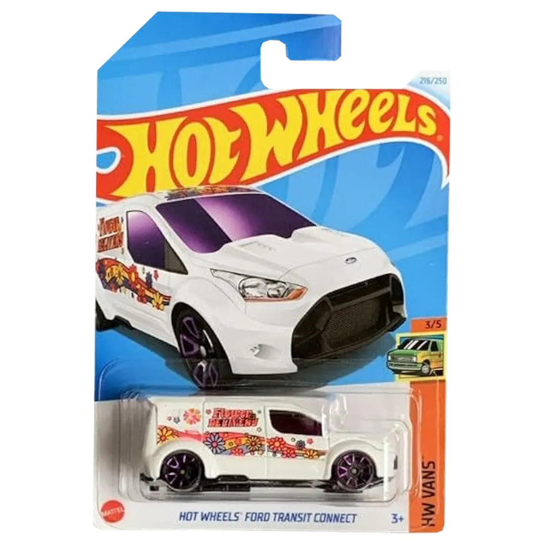 Hotwheels Ford Transit Connect - Vans 3/5 - Hot Wheels