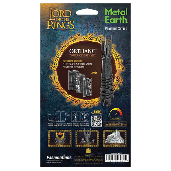 ORTHANC LORD OF THE RING - Maqueta 3D - Metal Earth