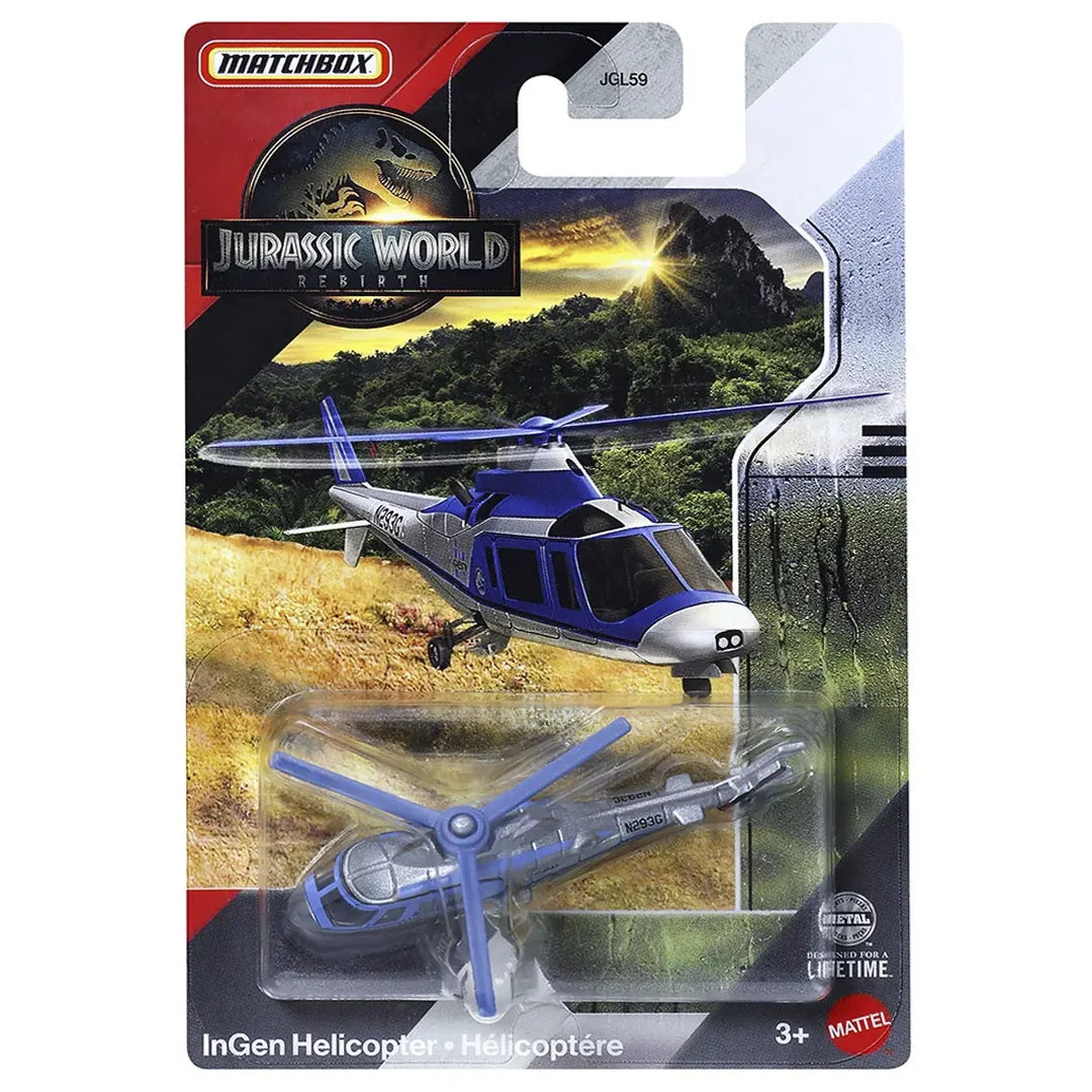 Ingen Helicopter Helicoptere - Jurassic World Rebirth - 2025 - Matchbox