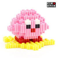 Kirby Pequeño Armable 3D - Kirby - Pix Brix