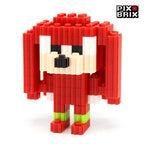Knuckles pequeño Armable 3D  - Sonic the Hedgehog  - Pix Brix