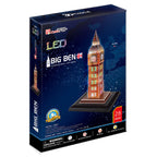BIG BEN LED - Architecture Model - Rompecabezas 3D