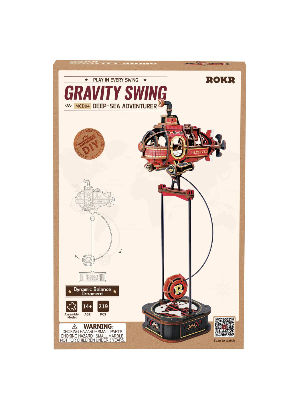 Deep Sea Adventurer - Péndulo - Maqueta Armable - ROKR