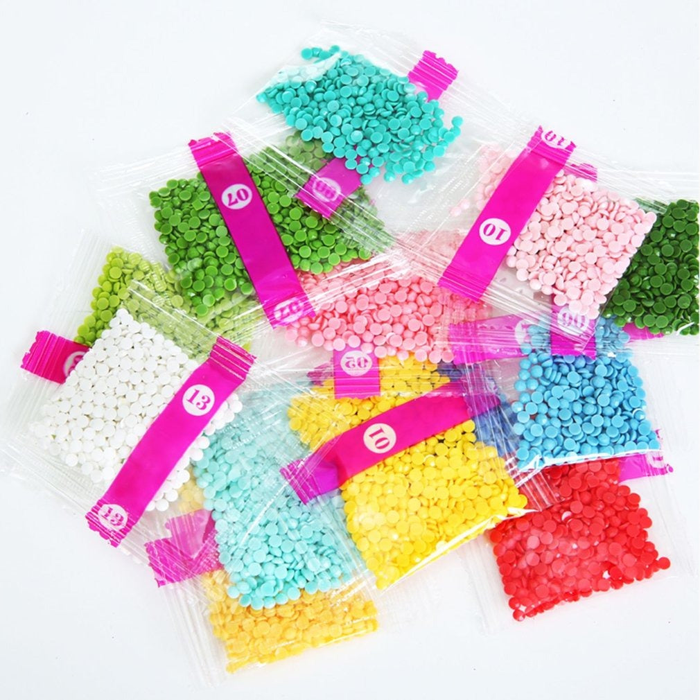 Pack 2 Marcadores de Libro - Mujer y Pavo Real - Pinturas de Diamantes
