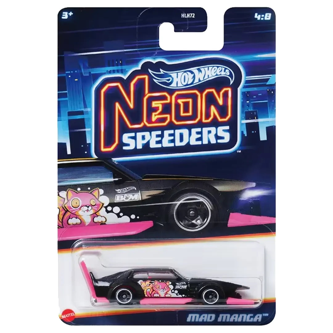 Mad Manga - Neon Speeders 4/8 - Hot Wheels