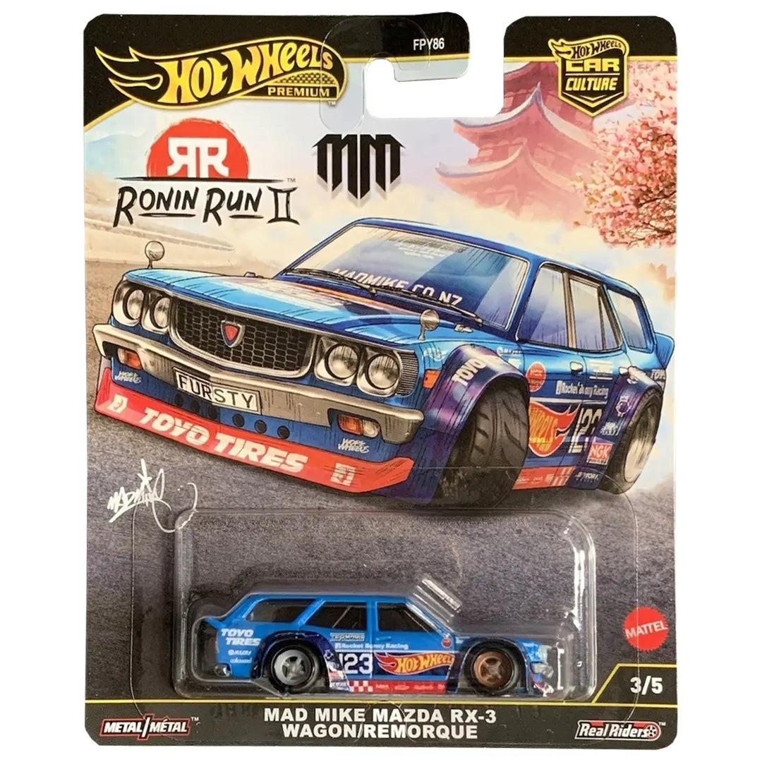 Mad Mike Mazda Rx-3 Wagon - Ronin Run II 3/5 - Hot Wheels