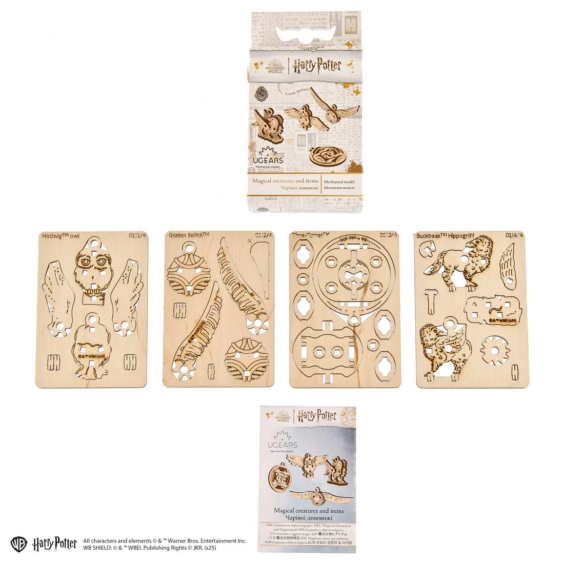 Criaturas y Objetos Mágicos - Armable 3D de Madera - Ugears