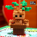 Mandragora Armable 3D - Harry Potter - Pix Brix