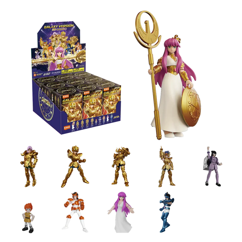 Figura Sorpresa - Saint Seiya Galaxy Version 03 - Gold Zodiac - Model Kit - BLOKEES