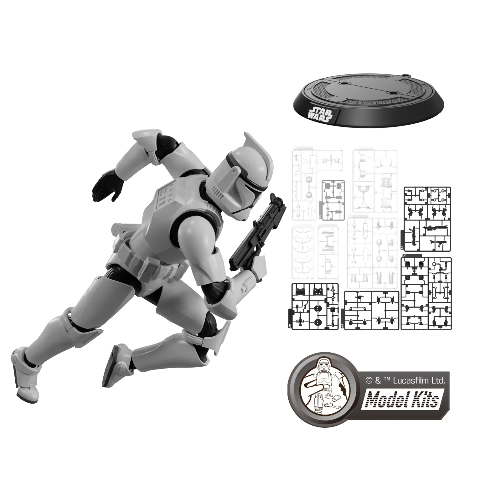 Clone Trooper - Star Wars - Champion Class 07 - Model Kit - BLOKEES