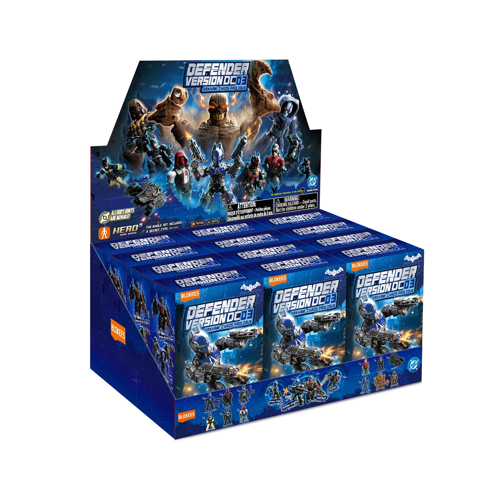 Figura Sorpresa - DC Defender Version 03 -  Arkham: Chaos Prologue - Model Kit - BLOKEES