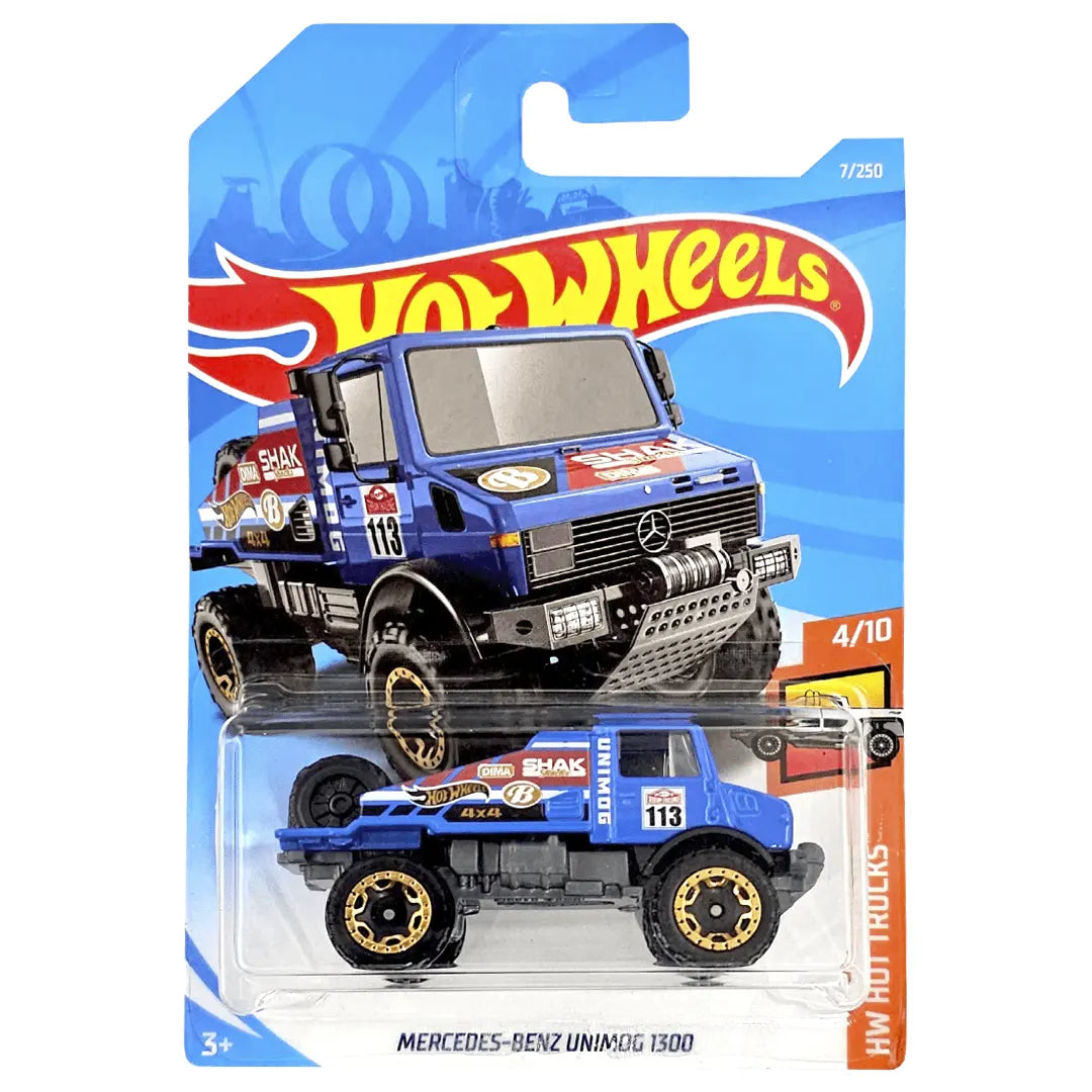 Mercedes Benz Unimog 1300 - Hot Trucks 4/10 - Hot Wheels