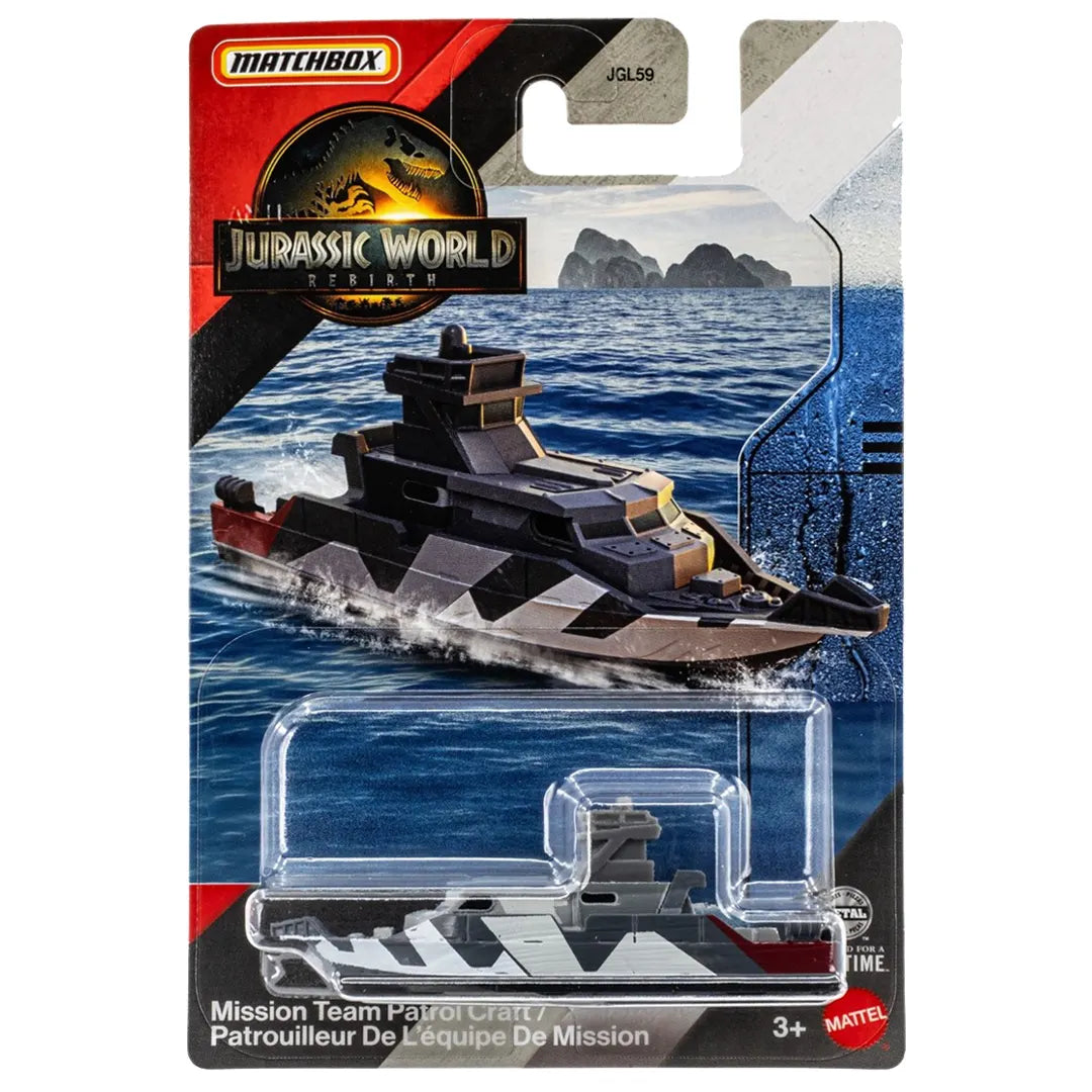 Mission Team Patrol Craft - Jurassic World Rebirth - 2025 - Matchbox