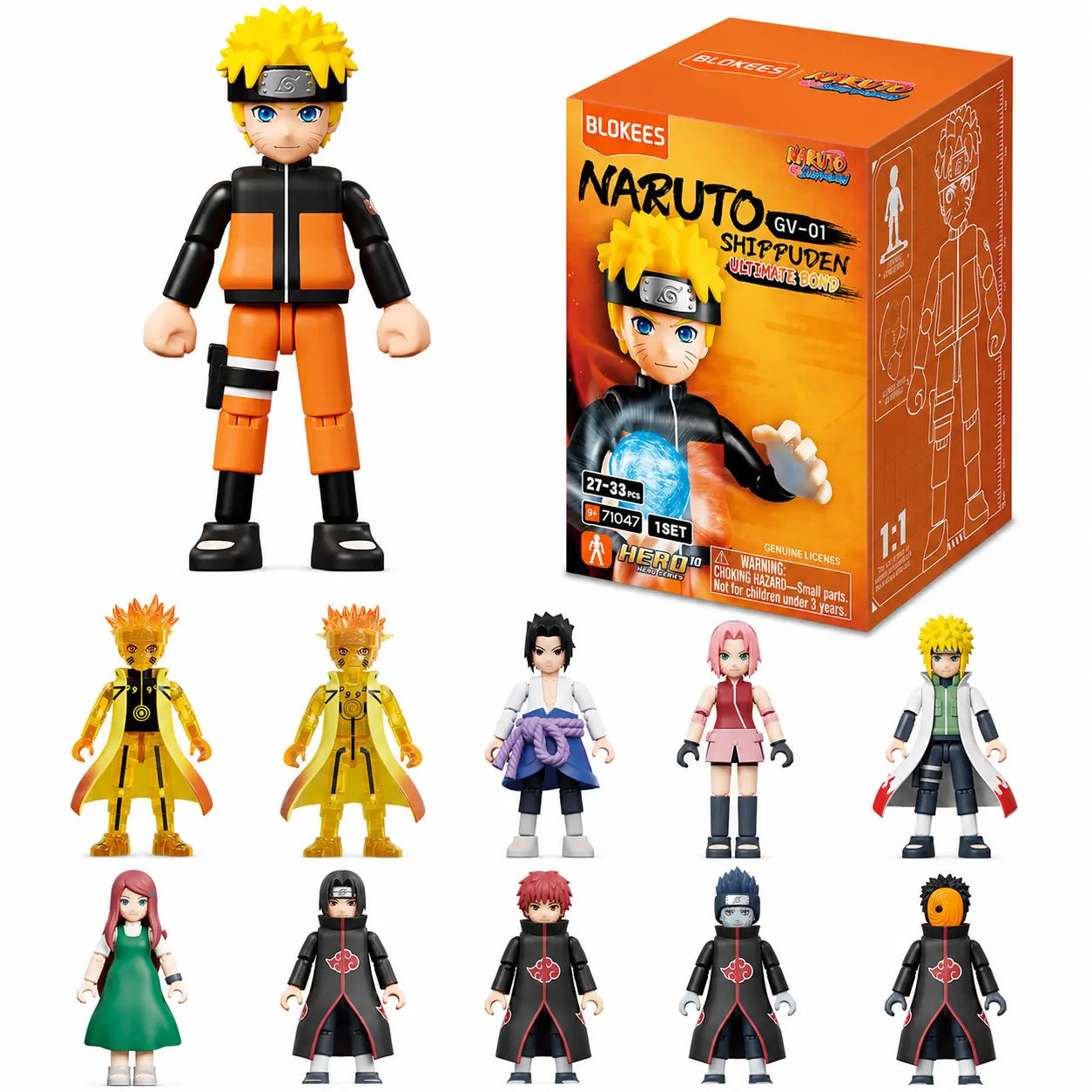 Naruto Shippuden - Galaxy Version 01 Ultimate Bond - Blind Box - BLOKEES