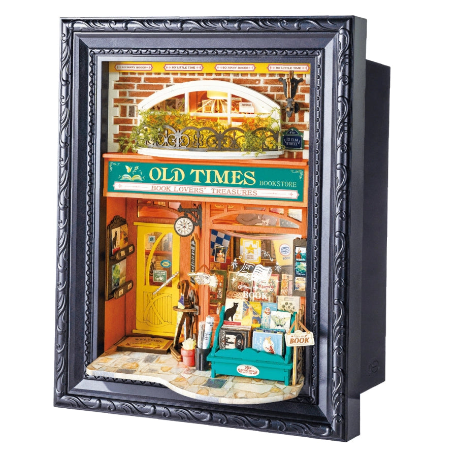Old Times Bookstore - Rolife - Maqueta Miniatura